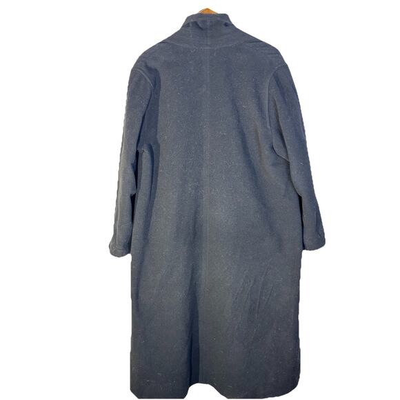 Cinzia Rocca Italy Wool Coat Black Womens Collared Overcoat Size US 8 - Picture 5 of 8